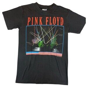 Vintage Pink Floyd 1987 Tour T Shirt USA Made Black Medium